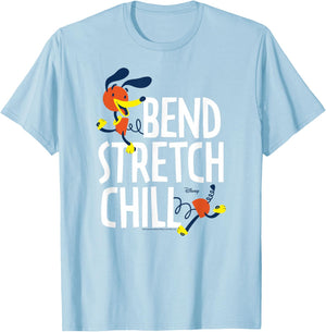 Toy Story - Slinky Dog Bend Stretch Chill T-Shirt - T-Shirt | Light Blue