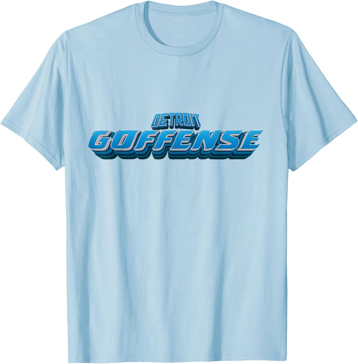 Detroit Football Goffense T-Shirt - T-Shirt | Light Blue