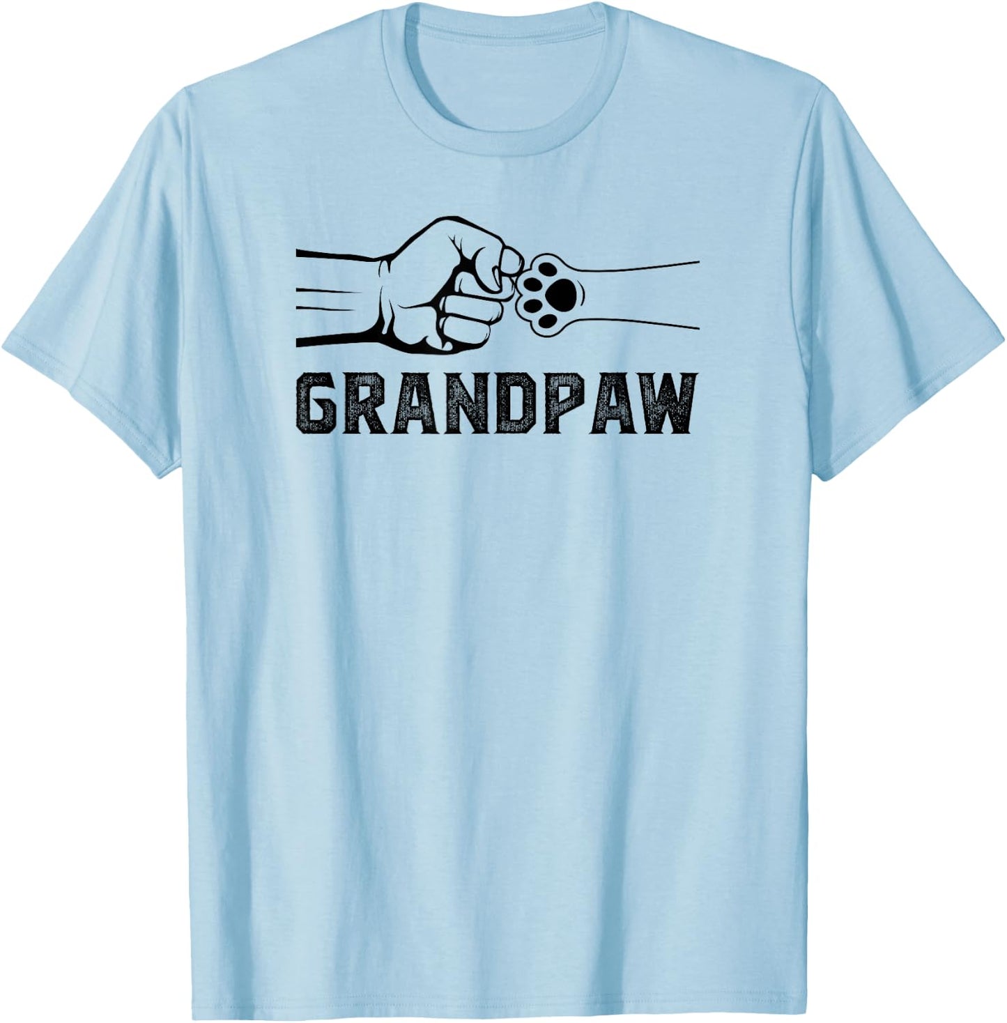 Grandpaw Grandpa Dog Grandpaw Appreciation T-Shirt - T-Shirt | Light Blue