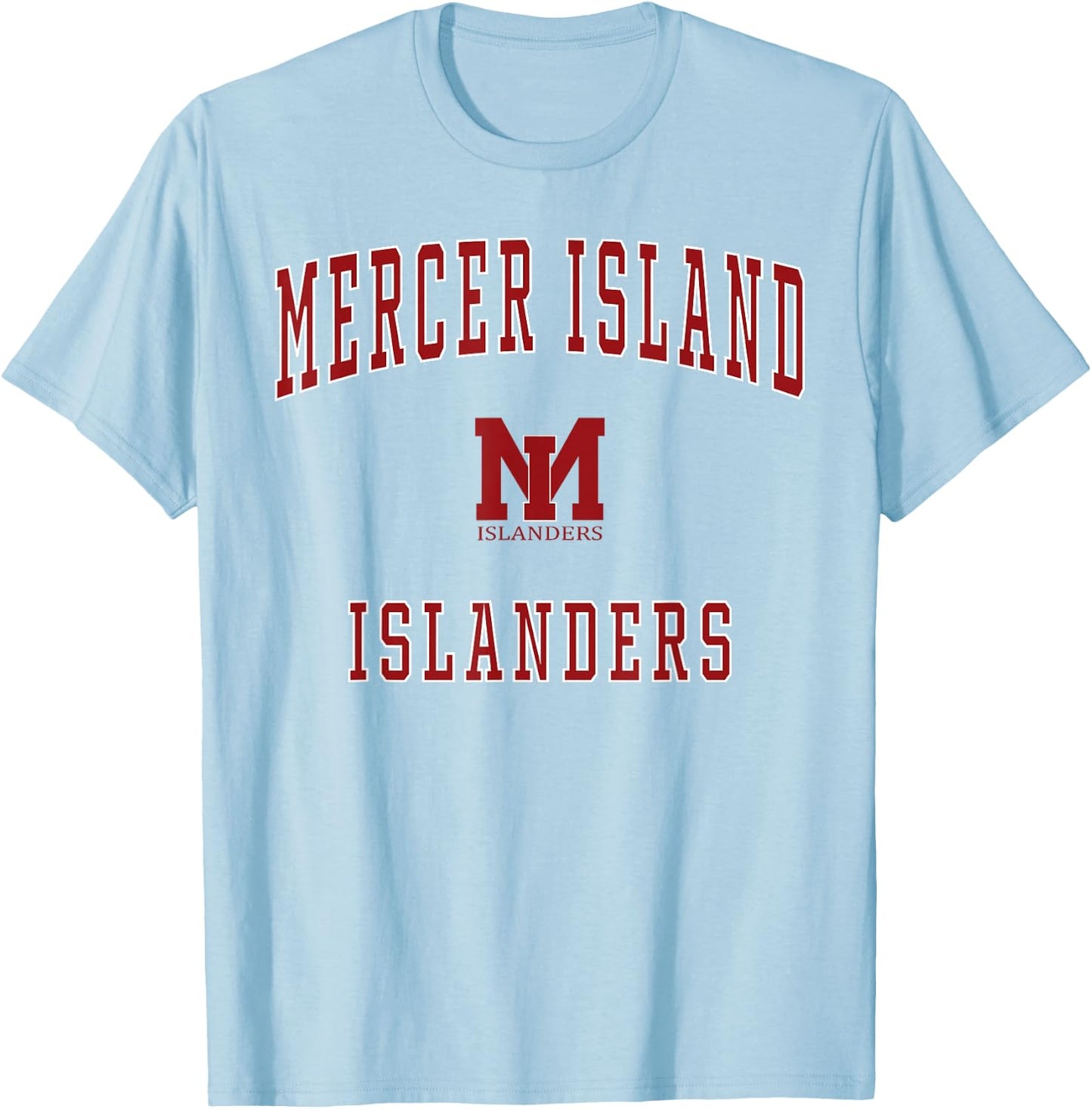 Mercer Island High School Islanders T-Shirt - T-Shirt | Light Blue