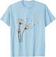 Jack Russell Terrier Dandelion Flower Funny Dog Lovers T-Shirt - T-Shirt | Light Blue