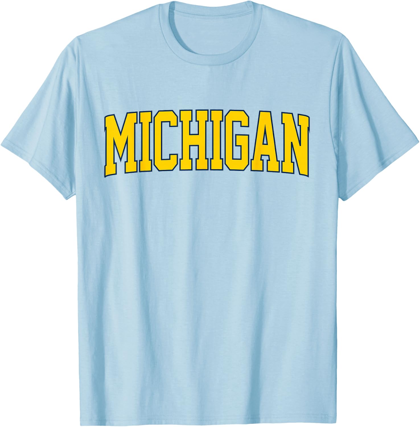 Vintage Michigan Blue Men Women Retro Michigan T-Shirt - T-Shirt | Light Blue