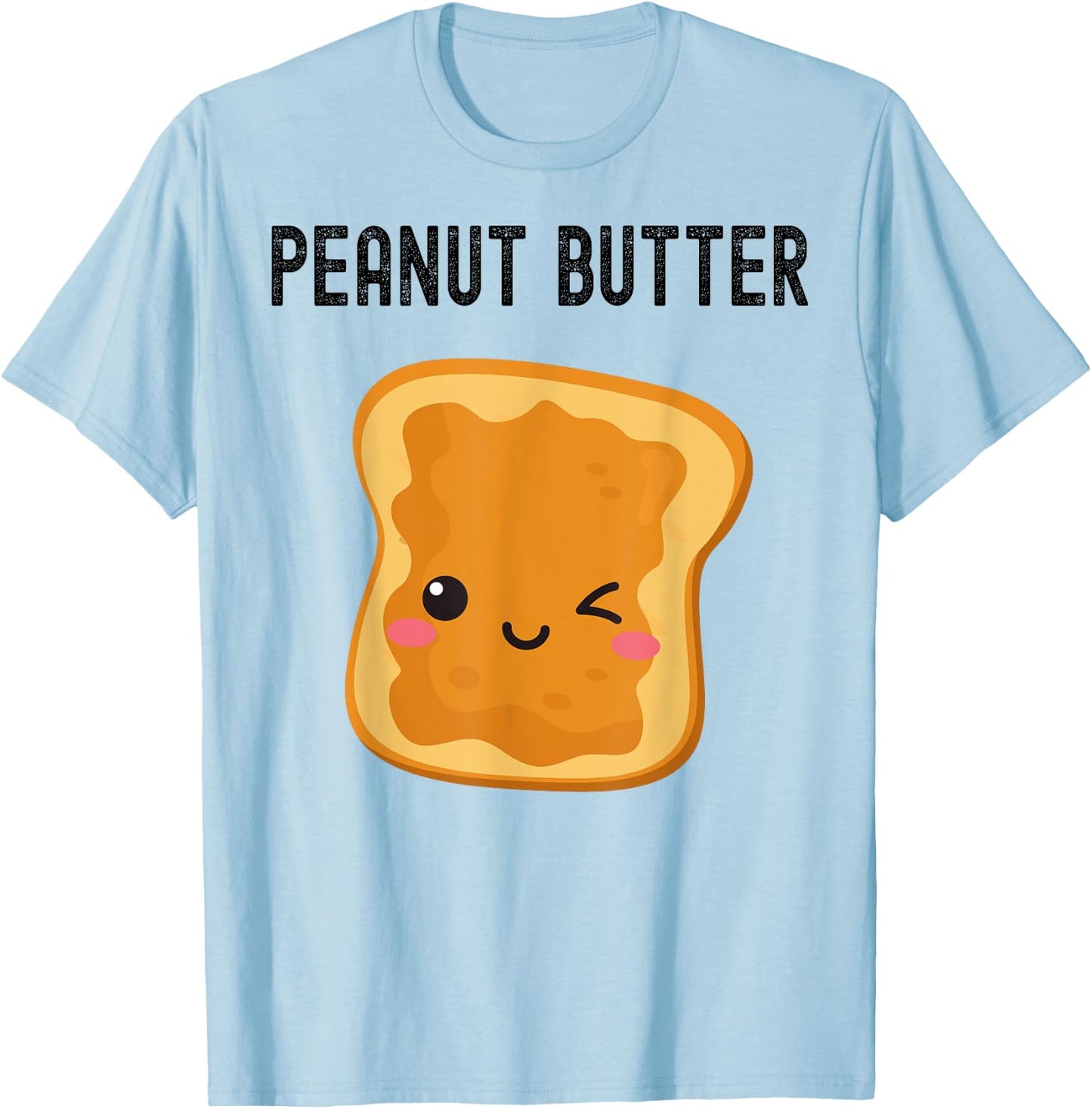 Peanut Butter Jelly Best Friend Couples Matching T-Shirt - T-Shirt | Light Blue