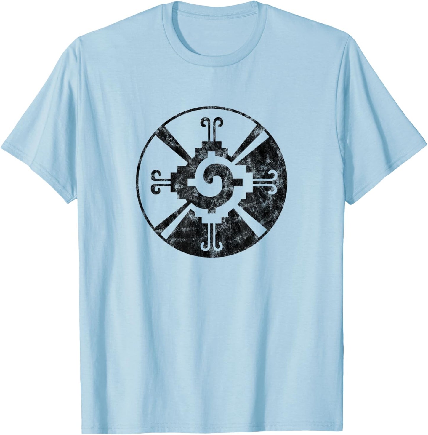 Hunab Ku, Maya, symbol, Indian, heart of the galaxy, mystic T-Shirt - T-Shirt | Light Blue