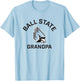 Ball State University Cardinals Arched Grandpa T-Shirt - T-Shirt | Light Blue