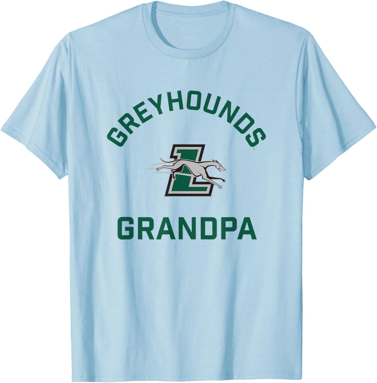 Loyola University Maryland Greyhounds Arched Grandpa T-Shirt - T-Shirt | Light Blue