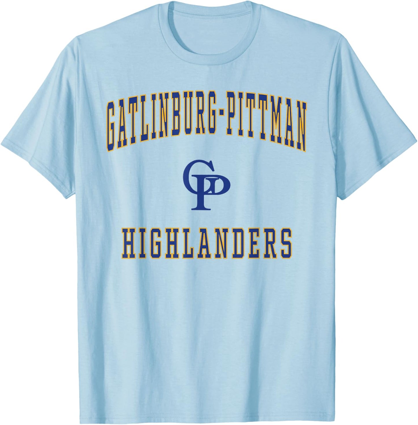 Gatlinburg-Pittman High School Highlanders T-Shirt - T-Shirt | Light Blue