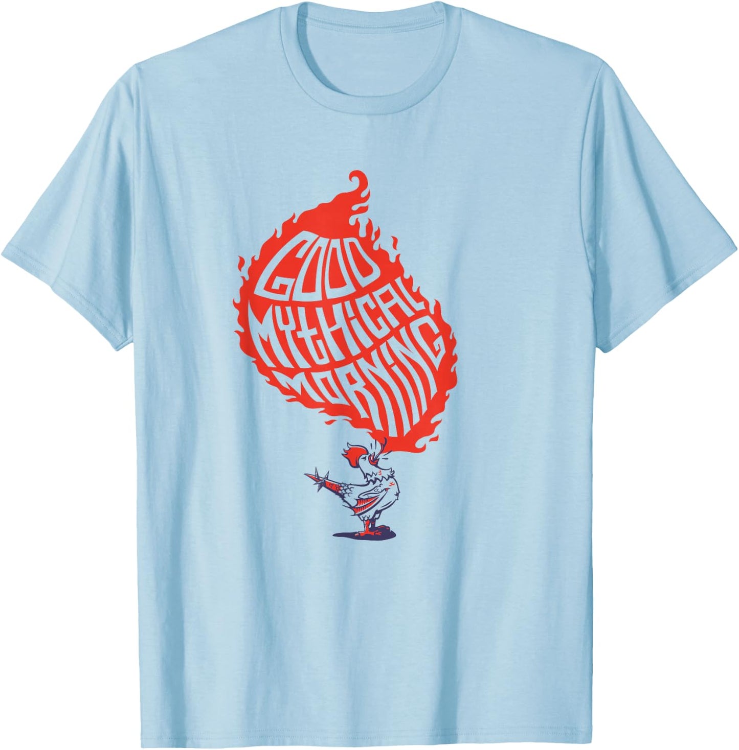 Good Mythical Morning Classic Logo Small T-Shirt - T-Shirt | Light Blue