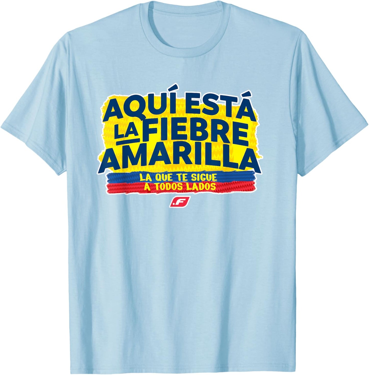 Colombia Soccer T-Shirt - T-Shirt | Light Blue