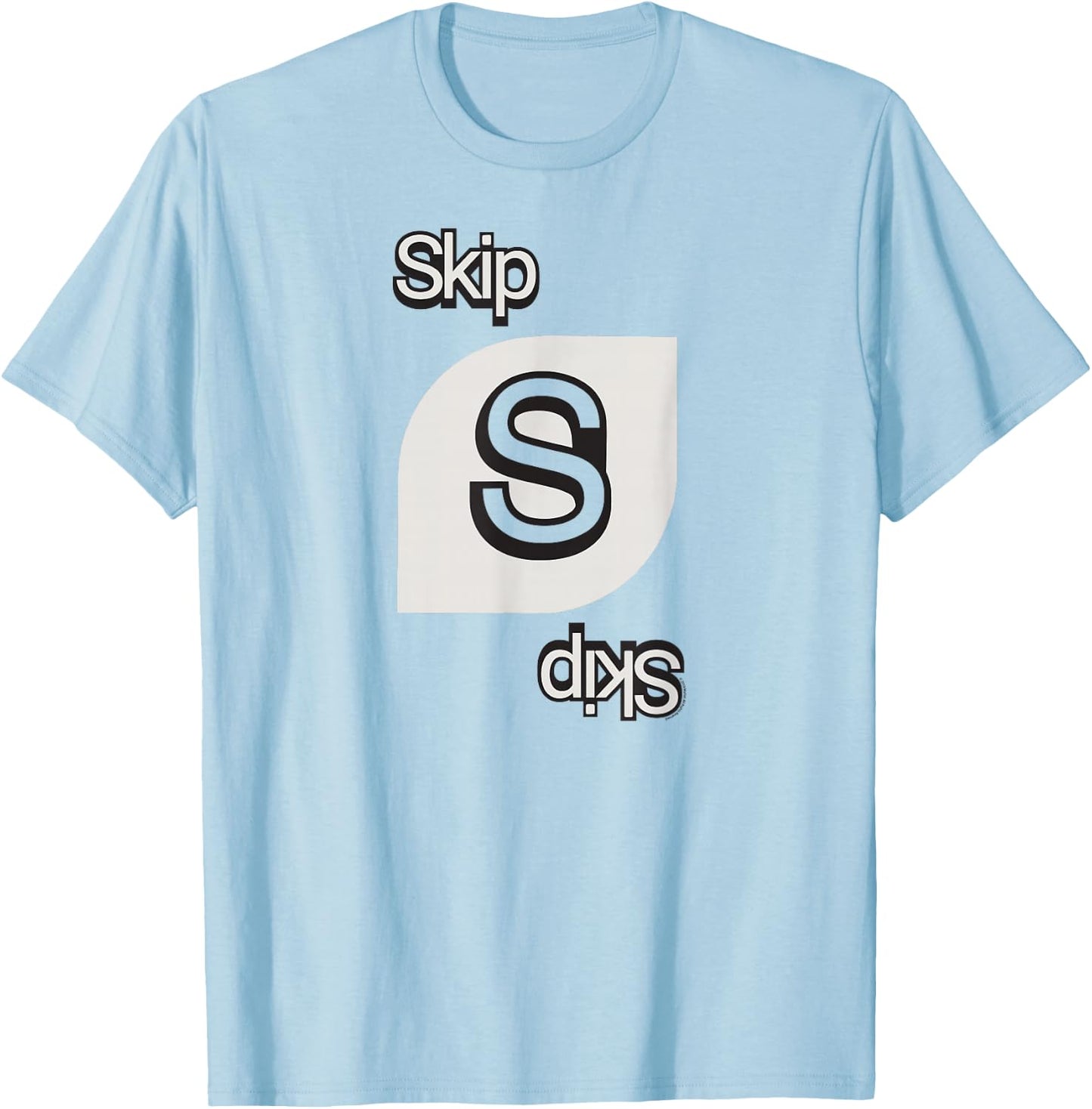 UNO - Sliver Skip Card T-Shirt - T-Shirt | Light Blue