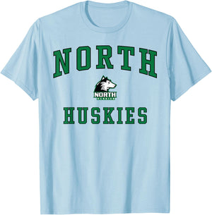 North High School Huskies T-Shirt - T-Shirt | Light Blue