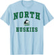 North High School Huskies T-Shirt - T-Shirt | Light Blue