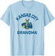 University of Missouri Kansas City UMKC Arched Grandma T-Shirt - T-Shirt | Light Blue