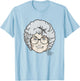 The Golden Girls Iconic Sophia Animated Big Face Portrait T-Shirt - T-Shirt | Light Blue