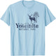 Yosemite National Park Retro Style Vintage - California T-Shirt - T-Shirt | Light Blue