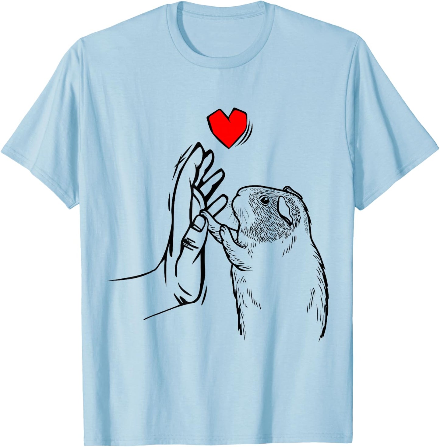 Hamster Love Gold Hamster Dwarf Hamster Girls Women T-Shirt - T-Shirt | Light Blue