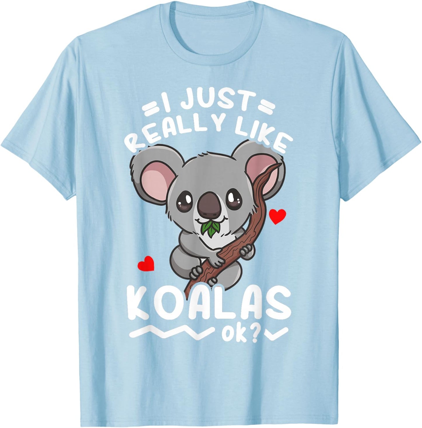 Koalas Koala Bear T-Shirt - T-Shirt | Light Blue