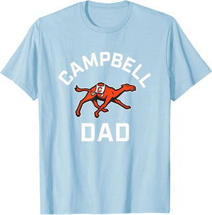 Campbell University Fighting Camels Arched Dad T-Shirt - T-Shirt | Light Blue