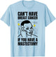 Breast Restoration And Breast Cancer - Funny Mastectomy T-Shirt - T-Shirt | Light Blue