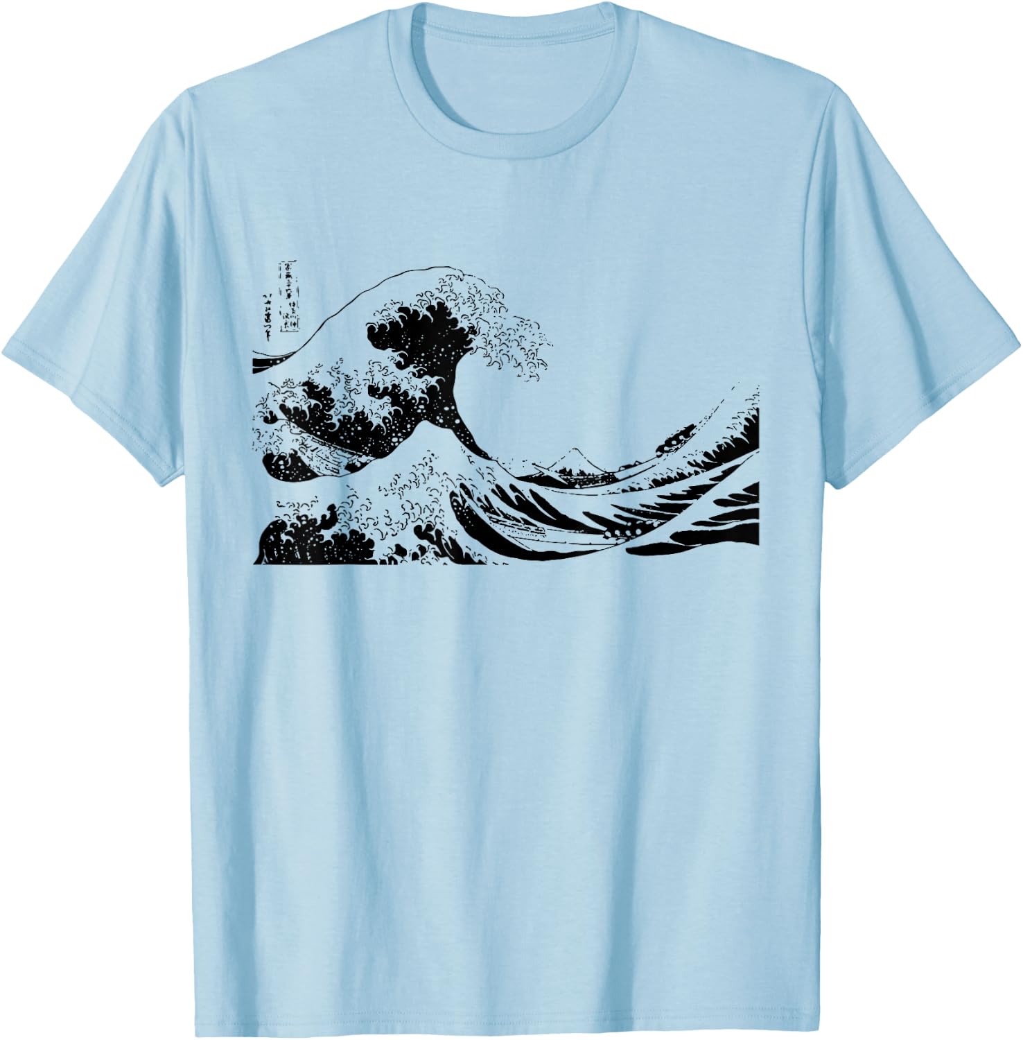 Japan Great Wave of Kanagawa T-Shirt - T-Shirt | Light Blue