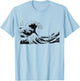 Japan Great Wave of Kanagawa T-Shirt - T-Shirt | Light Blue