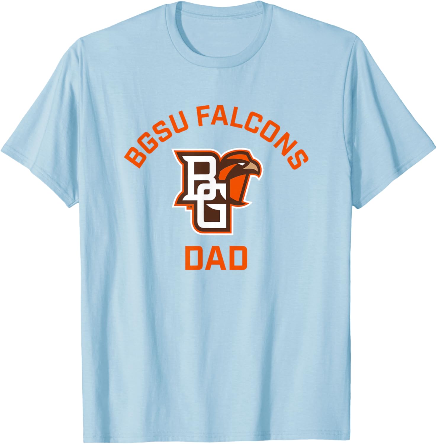 Bowling Green BGSU Falcons Arched Dad T-Shirt - T-Shirt | Light Blue