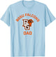 Bowling Green BGSU Falcons Arched Dad T-Shirt - T-Shirt | Light Blue