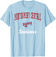 Montgomery Central High School Indians T-Shirt - T-Shirt | Light Blue
