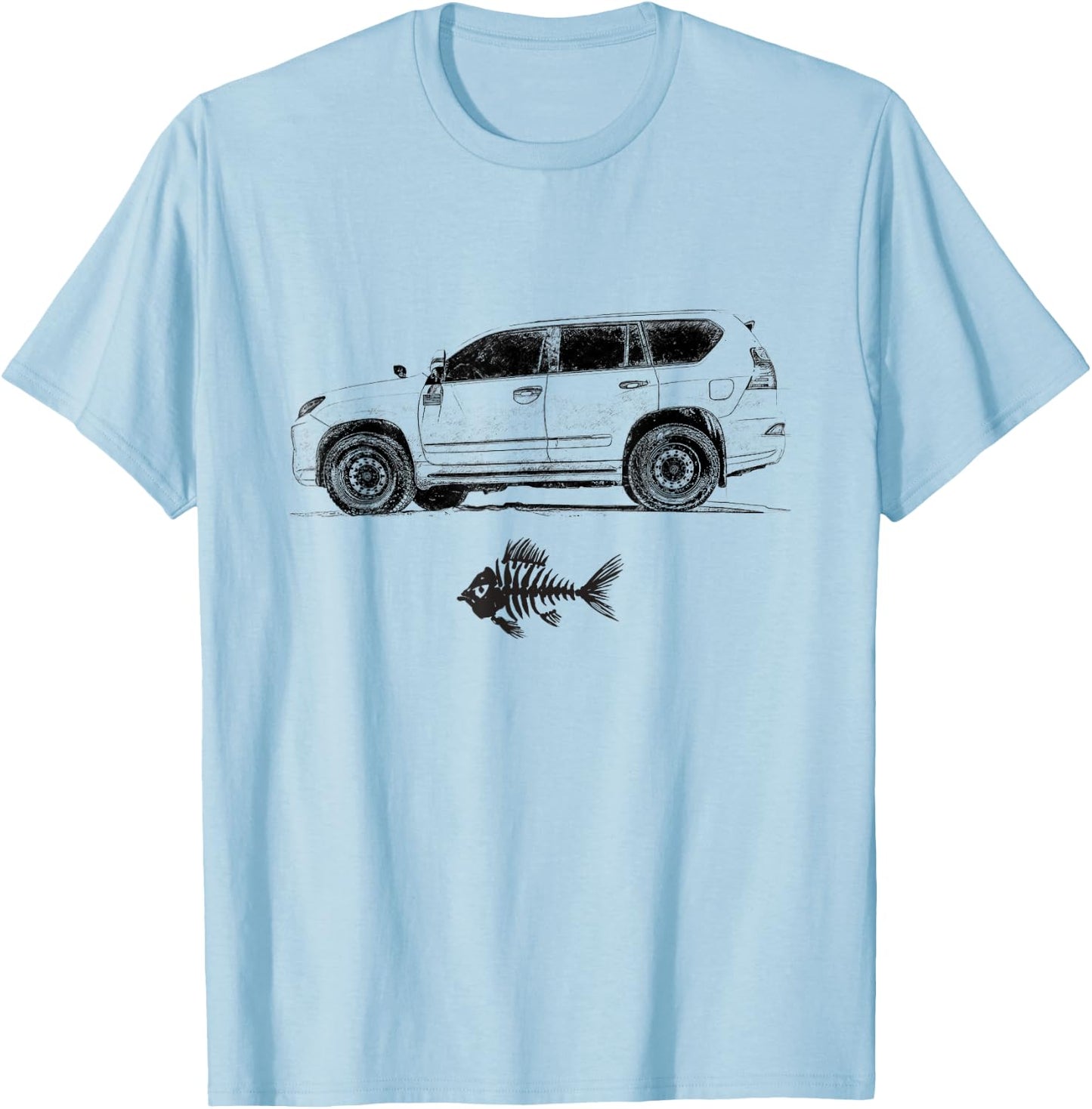 GX Fish for Beach Crawling T-Shirt - T-Shirt | Light Blue