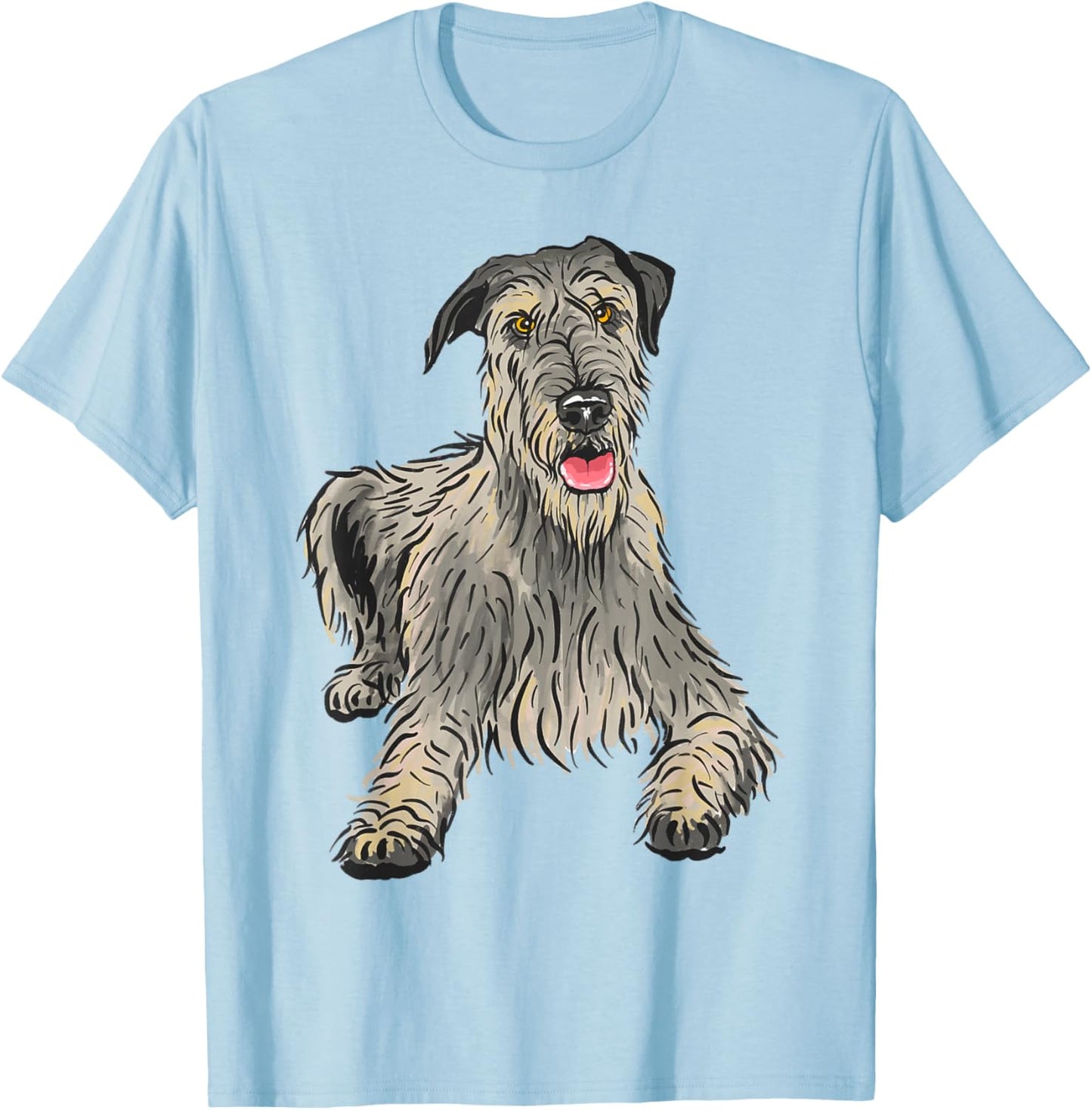 Irish Wolfhound T-Shirt - T-Shirt | Light Blue