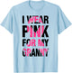 I Wear Pink For My Granny - Support Breast Cancer Awareness T-Shirt - T-Shirt | Light Blue