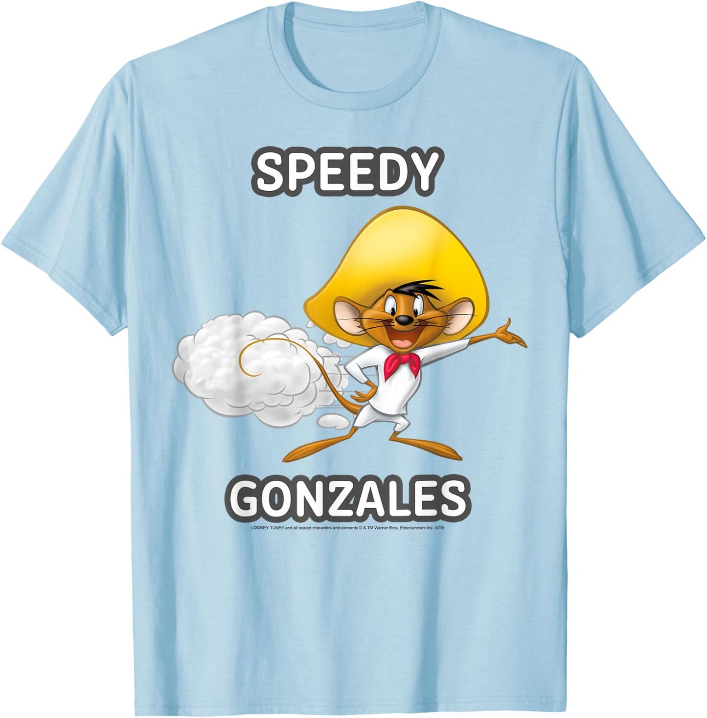 Looney Tunes Speedy Gonzales Portrait T-Shirt - T-Shirt | Light Blue