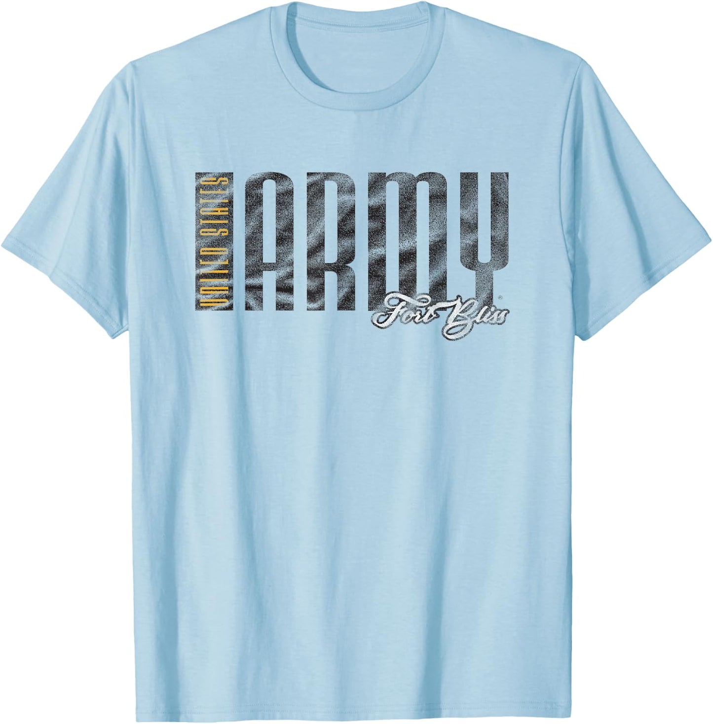 United States Army Military Fort Bliss Vintage T-Shirt - T-Shirt | Light Blue