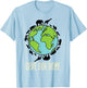 Save Our Home Animals Wildlife Conservation Earth Day Gift T-Shirt - T-Shirt | Light Blue