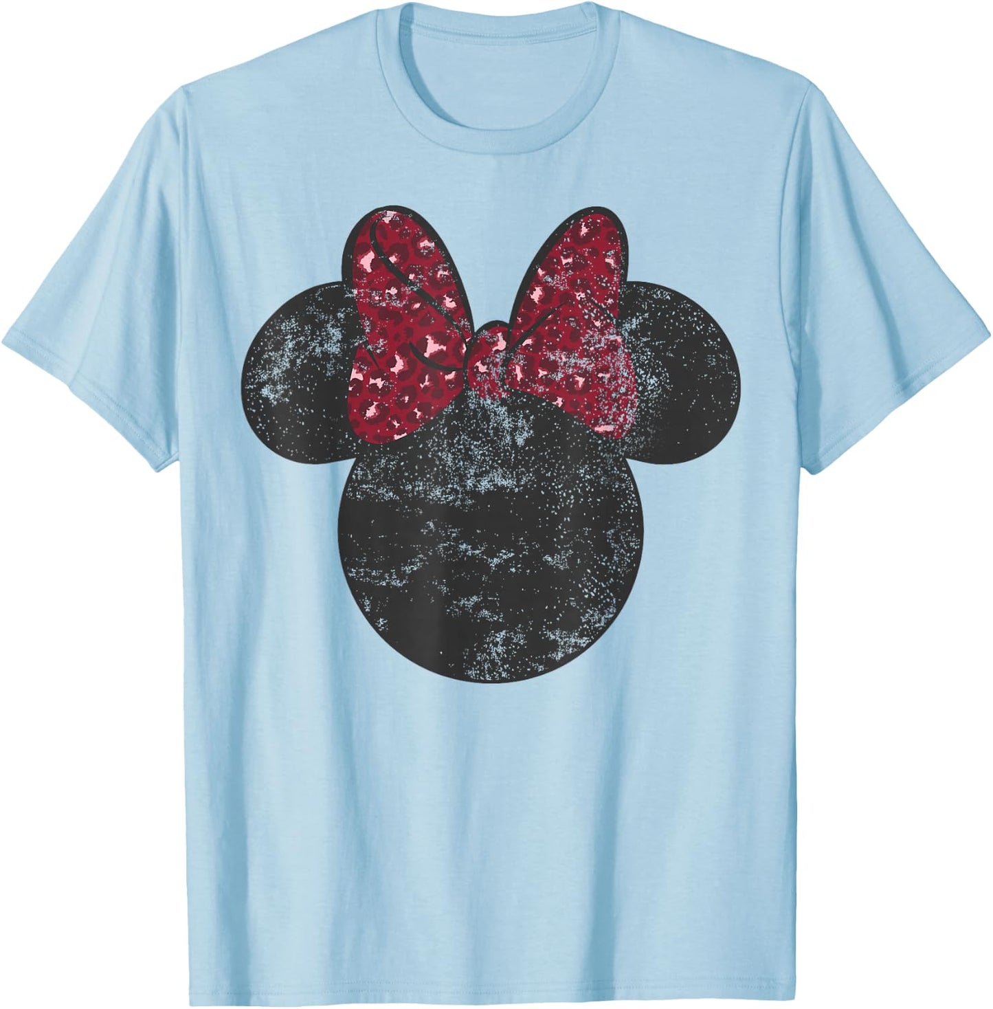 Disney Mickey and Friends Minnie Mouse Vintage Silhouette T-Shirt - T-Shirt | Light Blue