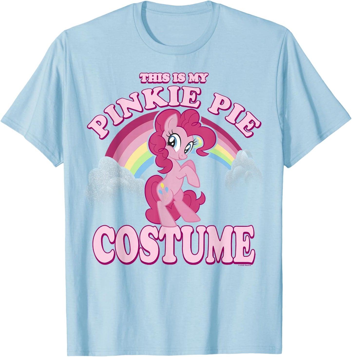 My Little Pony This Is My Pinkie Pie Halloween Costume T-Shirt - T-Shirt | Light Blue