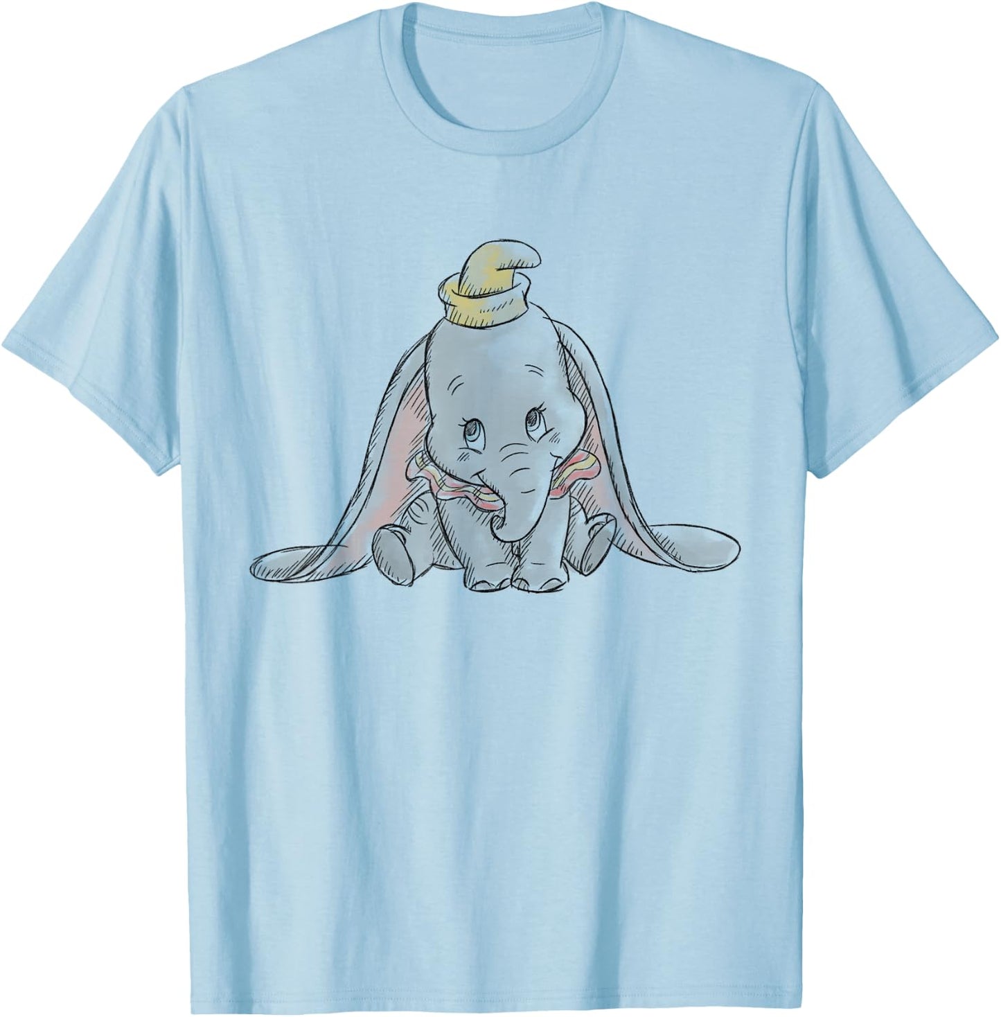 Disney Classic Dumbo Baby Elephant T-Shirt - T-Shirt | Light Blue