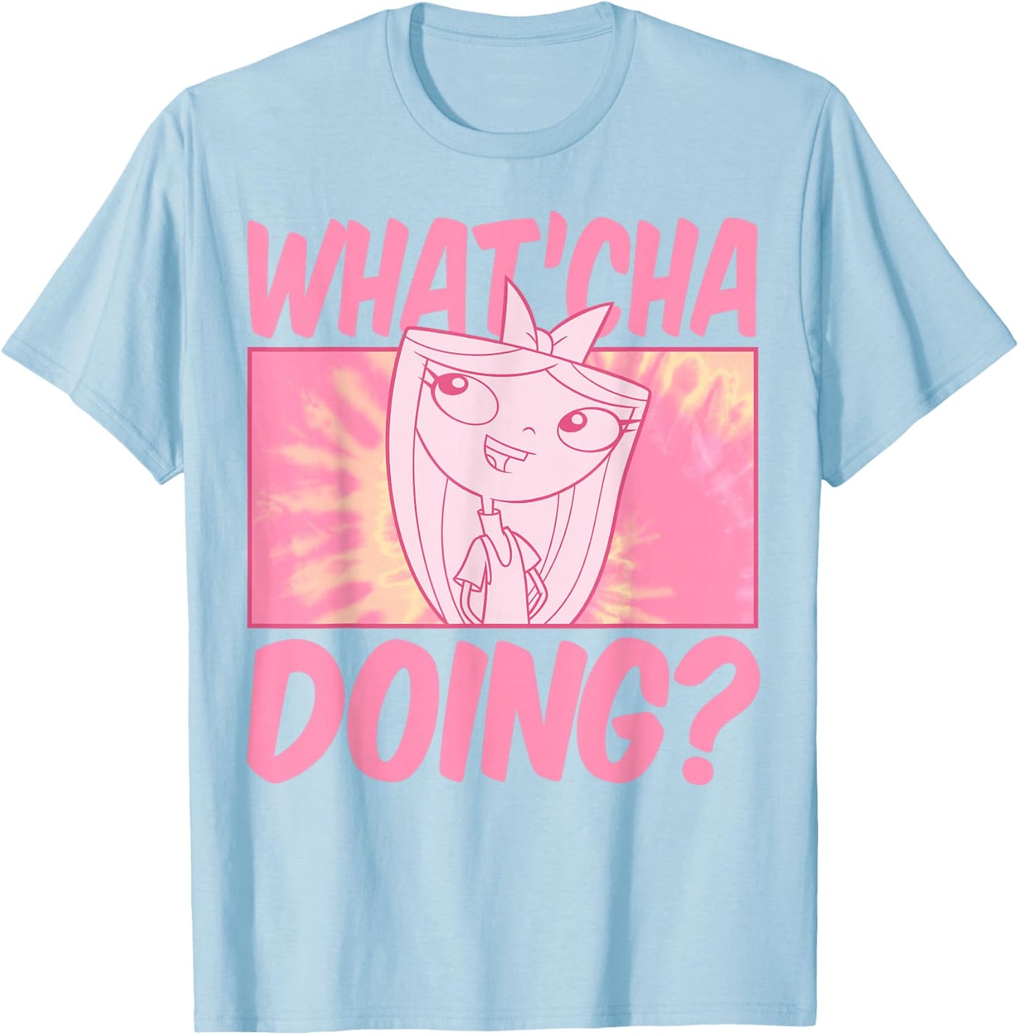 Disney Phineas and Ferb Whatcha Doing Small T-Shirt - T-Shirt | Light Blue
