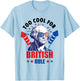 Too Cool For British Rule George Washington Fun 4th Of July T-Shirt - T-Shirt | Light Blue