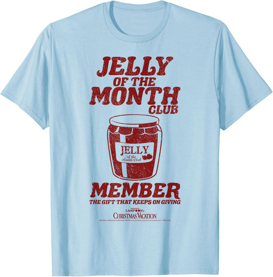 National Lampoon's Christmas Vacation Jelly Of The Month Short Sleeve T-Shirt - T-Shirt | Light Blue