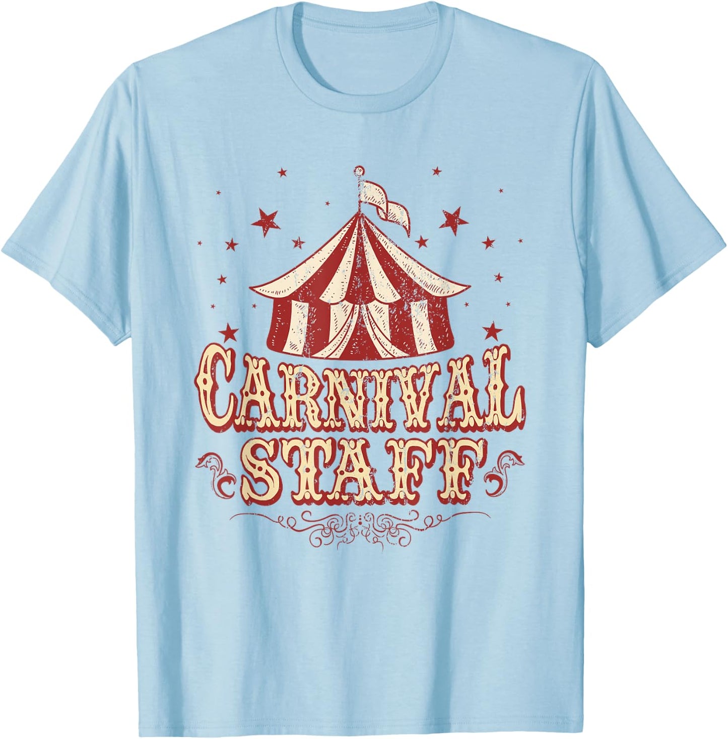 Carnival Staff Shirt - Carnival Shirt - Carnival Staff T-Shirt - T-Shirt | Light Blue