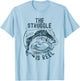 Funny Fishing The Struggle is Reel Fisherman Bass Fish Gift T-Shirt - T-Shirt | Light Blue