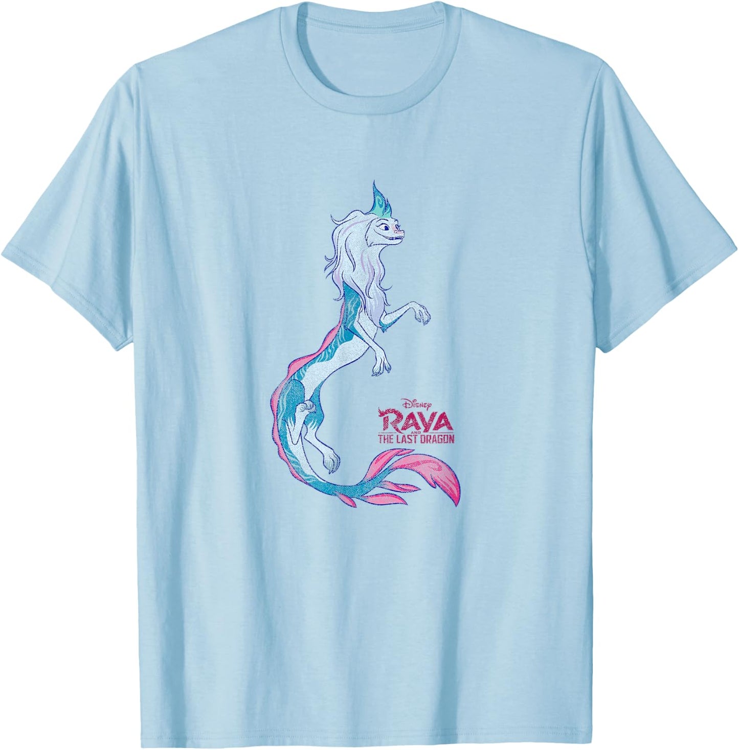 Disney Raya And The Last Dragon Sisu Simple T-Shirt - T-Shirt | Light Blue