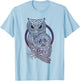 Celtic owl Viking nordic mythology T-Shirt - T-Shirt | Light Blue
