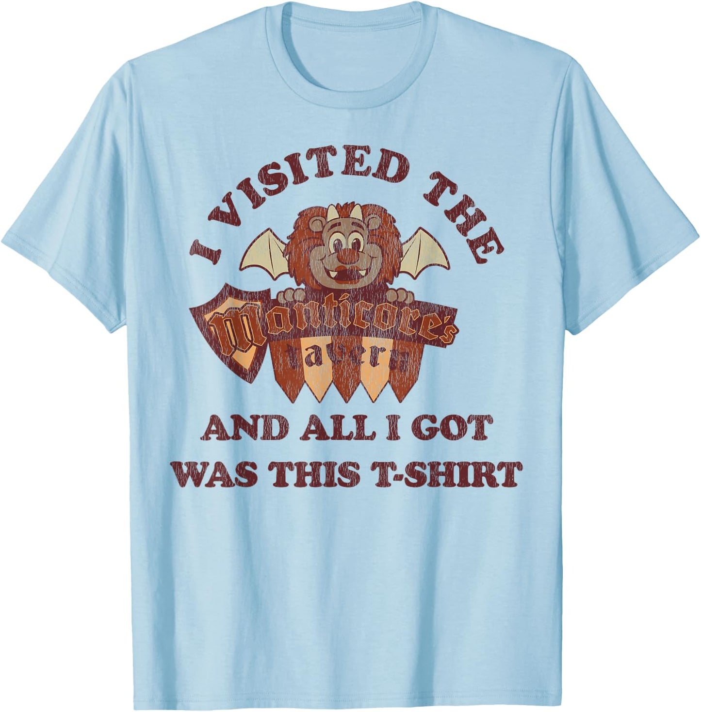 Disney Pixar Onward Manticore's Tavern Souvenir T-Shirt - T-Shirt | Light Blue