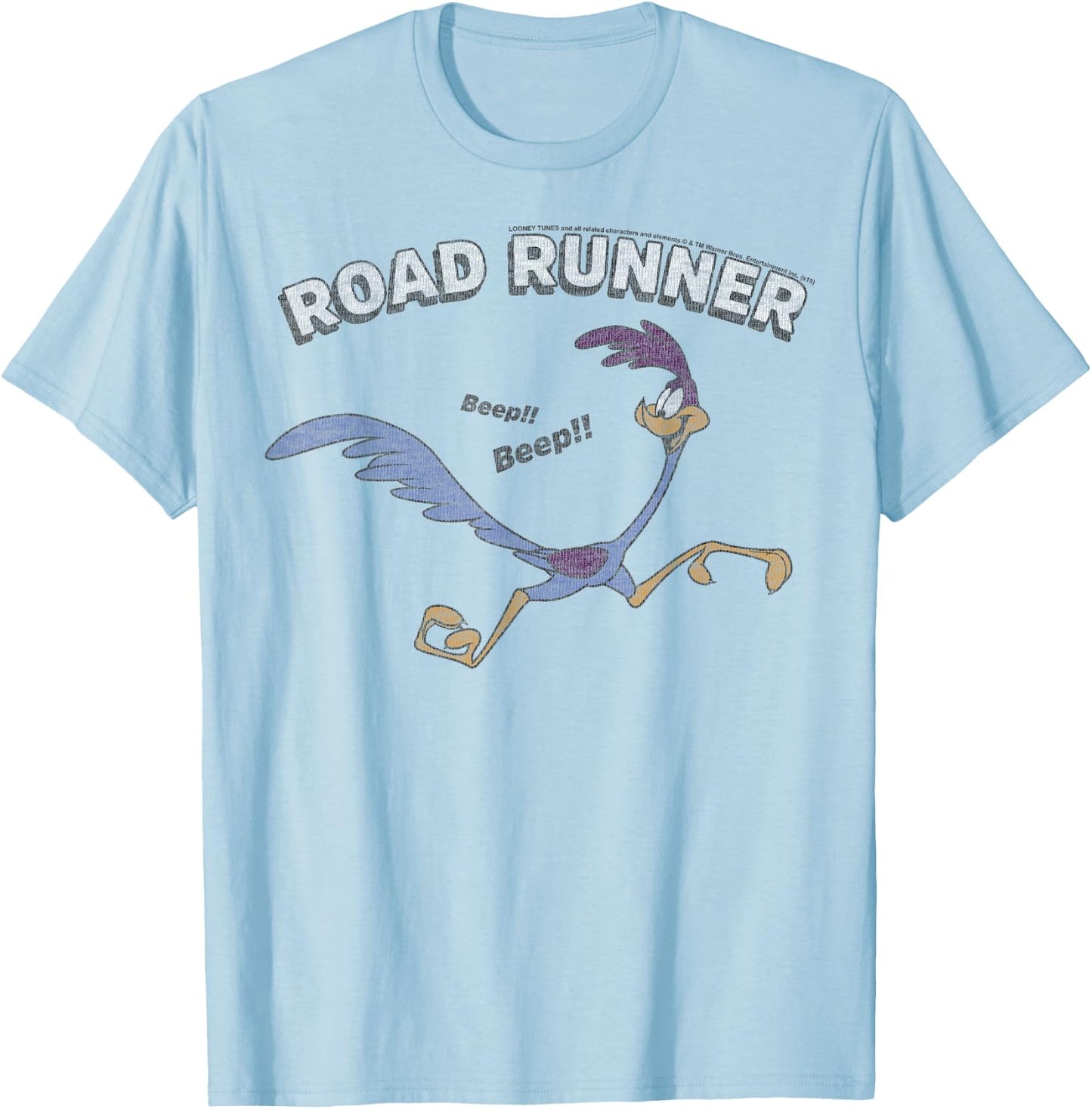 Looney Tunes Road Runner Beep Beep Small T-Shirt - T-Shirt | Light Blue