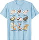 Different Type of Oysters Breed Collection,Cute Oyster Lover T-Shirt - T-Shirt | Light Blue