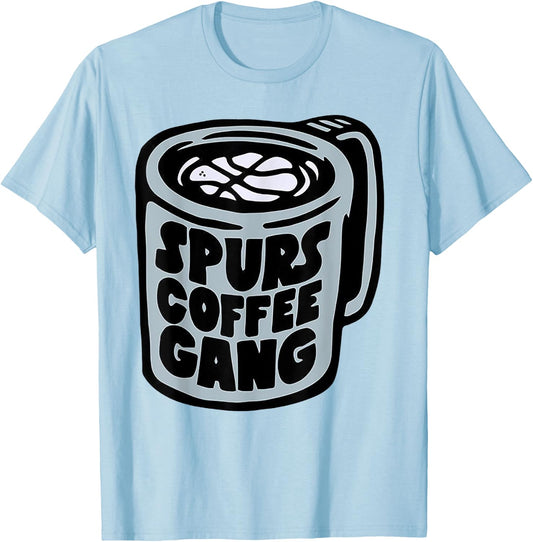 Spurs Coffee Gang T-Shirt - T-Shirt | Light Blue
