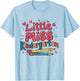 Little Miss Kindergarten Back To School Kinder Girls T-Shirt - T-Shirt | Light Blue