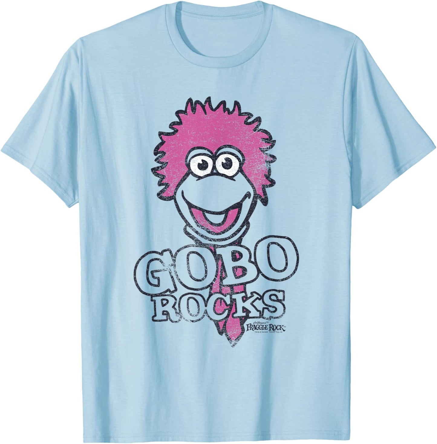 Fraggle Rock Gobo Rocks T-Shirt - T-Shirt | Light Blue
